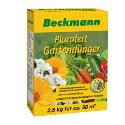 BECKMANN Plurafert univerzális szerves  növénytáp kerti növényekhez (2,5kg)