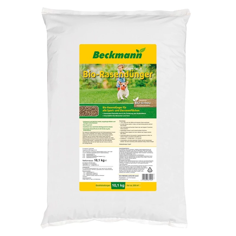 BECKMANN szerves BIO gyeptrágya (10kg)